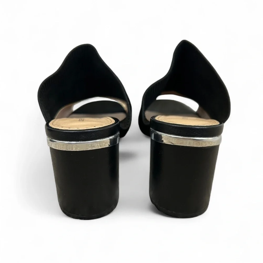 Adrienne Vittadini Arielle Block Heel Mules in Black Size 8.5 - Picture 7 of 10